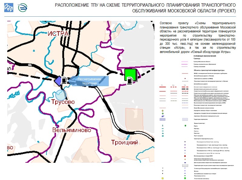 Схема территориального планирования транспортного обслуживания Схема территориального планирования транспортного обслуживания
