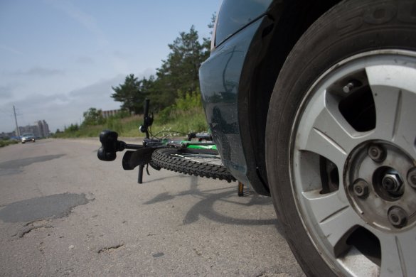 Велосипедисты попали в аварию