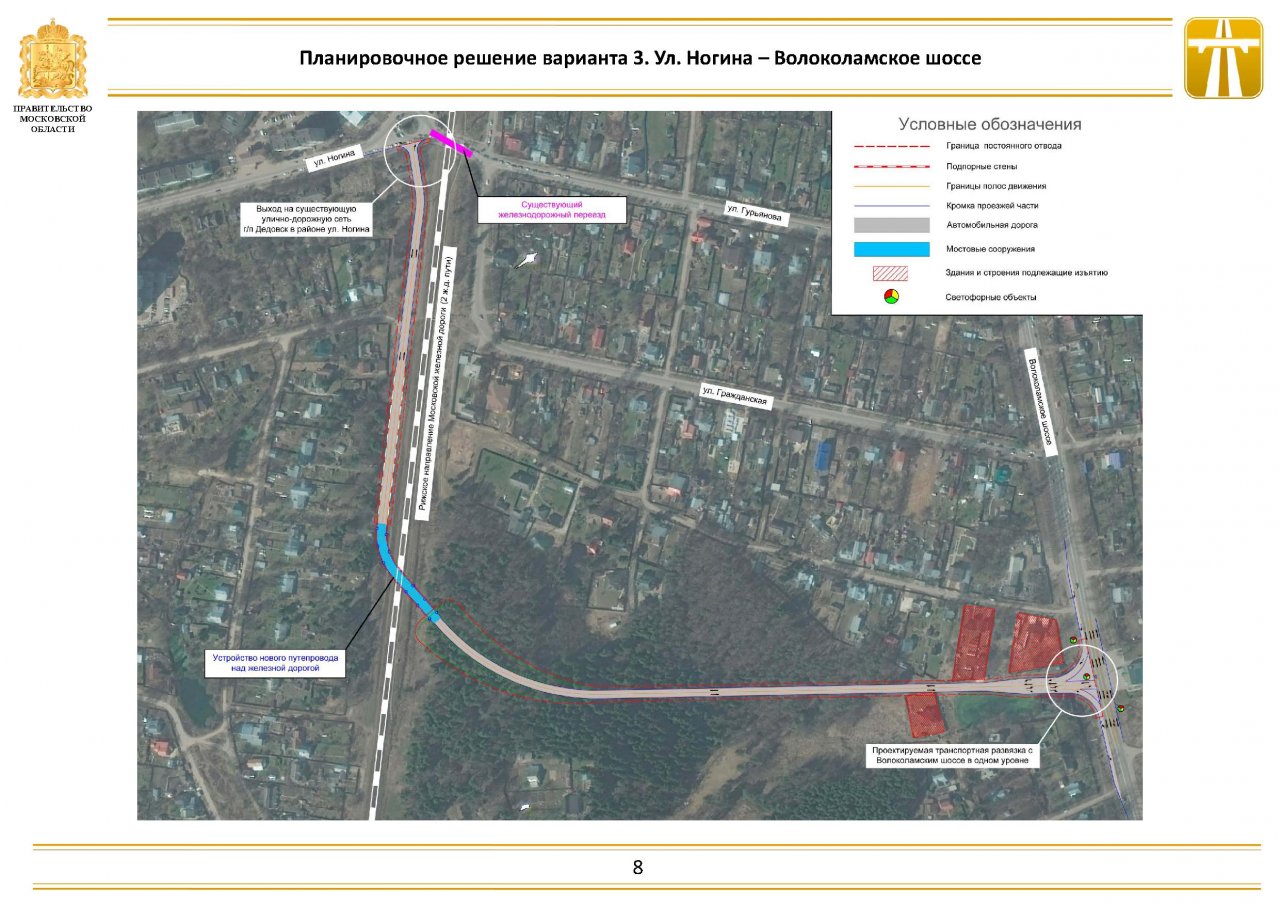 Путепровод в опалихе через жд проект